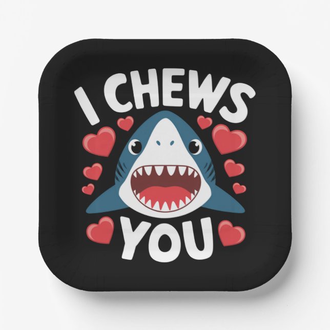 Liebe Herz Leopard Niedlich Valentinstag Pappteller (Vorderseite)