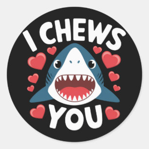 Liebe Herz Leopard Niedlich Valentinstag Runder Aufkleber