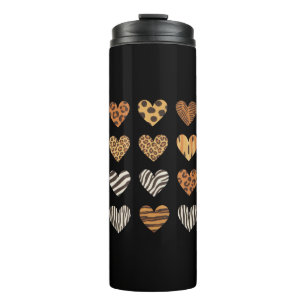 Liebe Herz Leopard Niedlich Valentinstag Thermosbecher