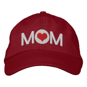 Liebe Herz Mama Bestickte Baseballkappe
