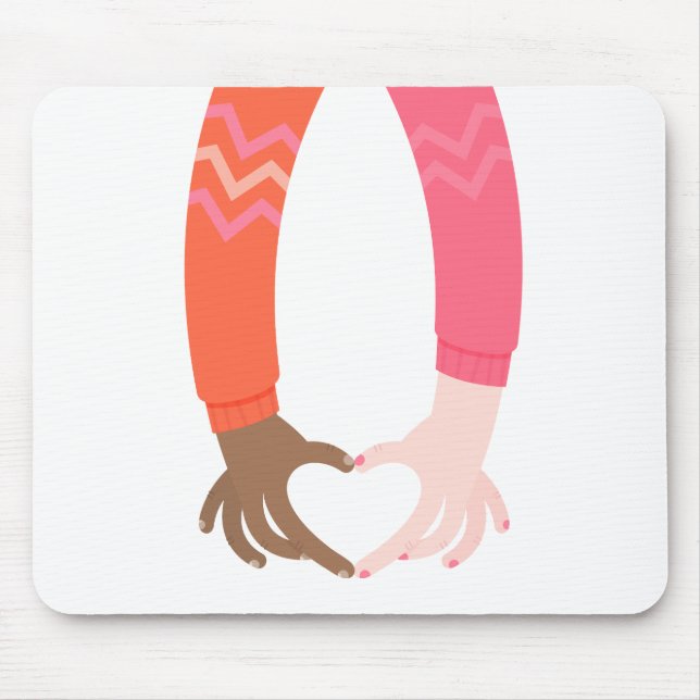 Liebe Herz Mousepad (Vorne)