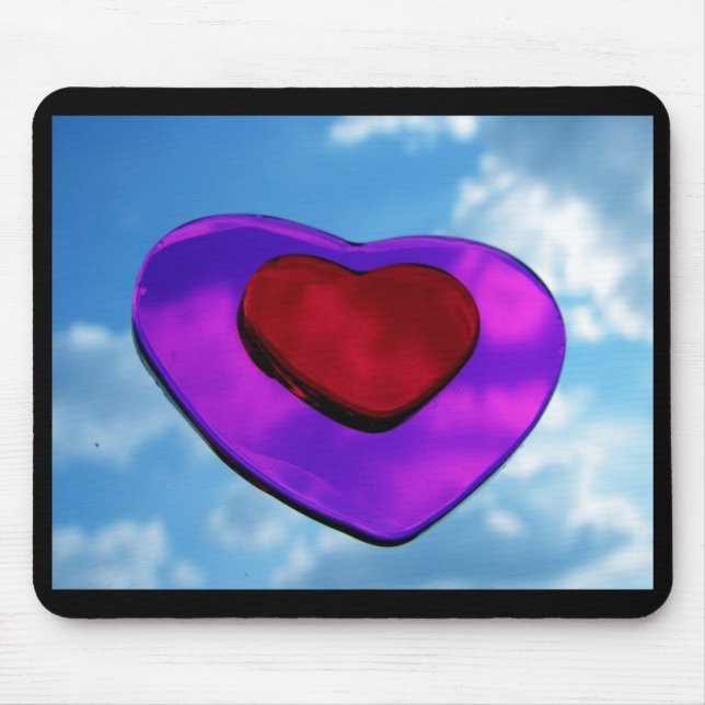 Liebe-Herz Mousepad (Vorne)