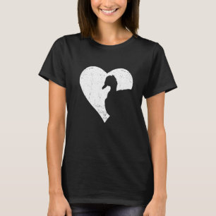 Liebe Herz Muscovy Duck für Muscovy Duck T-Shirt