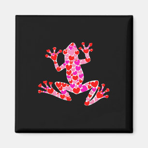 Liebe Herz Niedlich Frog Lover Couple Happy Valent Magnet