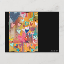 Liebe Herz Postkarte