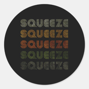 Liebe Herz Quetsch-T-Shirt Grunge Vintage-Stil Sch Runder Aufkleber