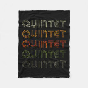 Liebe Herz Quintet T-Shirt Grunge Vintag Style Bla Fleecedecke