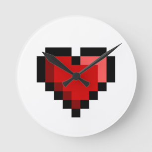 Liebe Herz Runde Wanduhr