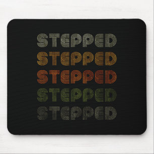 Liebe Herz Stepped T-Shirt Grunge Vintager Stil Sc Mousepad