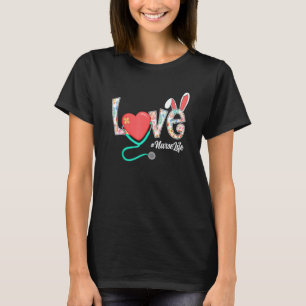 Liebe Herz Stethoskop Krankenschwester Cna Kranken T-Shirt