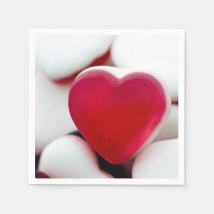 Liebe Herz Süßigkeiten Cocktail Papier Servietten