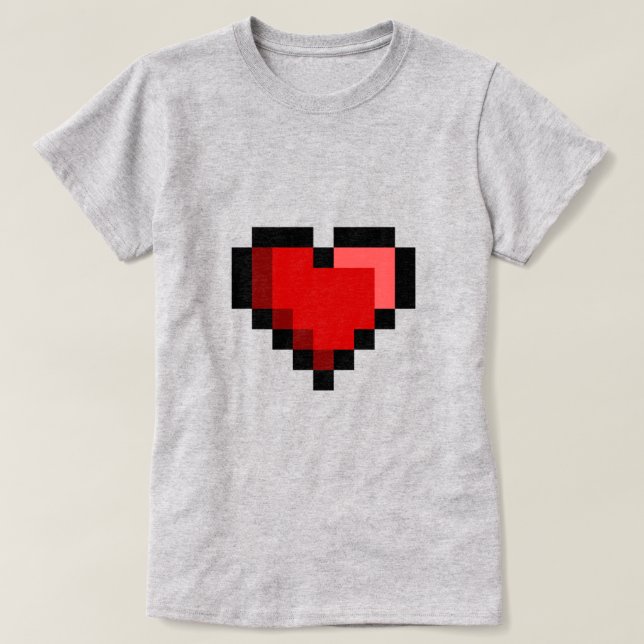 Liebe Herz T-Shirt (Design vorne)