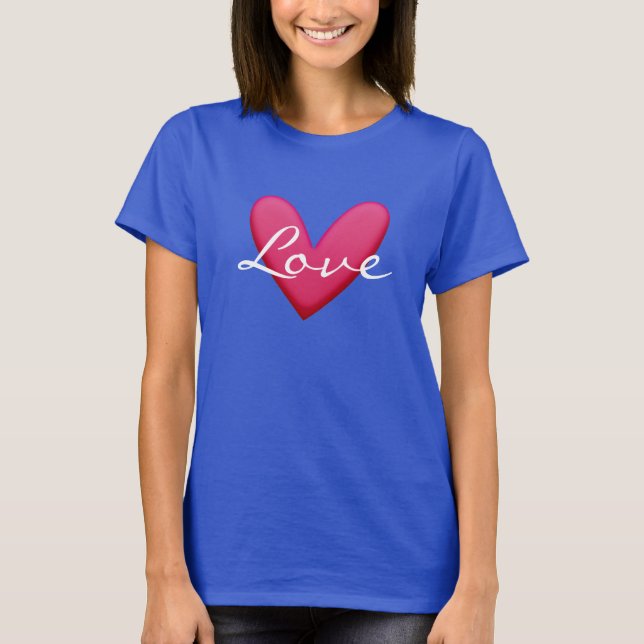 Liebe Herz T - Shirt (Vorderseite)