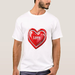 Liebe Herz T - Shirt Design - Romantik & Trendkult