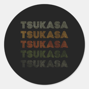 Liebe Herz Tsukasa T-Shirt Grunge Vintager Stil Sc Runder Aufkleber