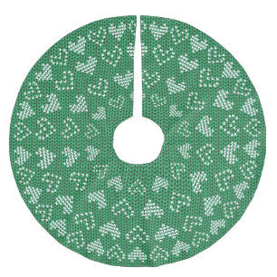 Liebe Herz Ugly Weihnachtssüßer Polyester Weihnachtsbaumdecke