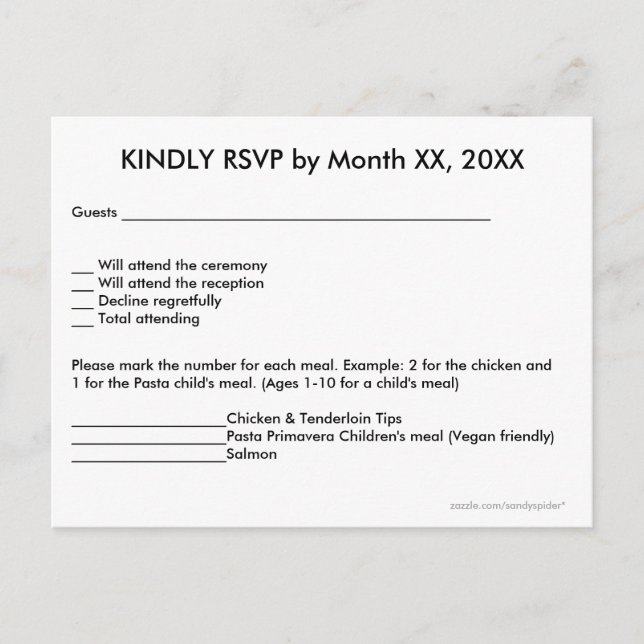 Liebe Herz und Lila Thistle UAWG Menu Postkarte (Vorderseite)