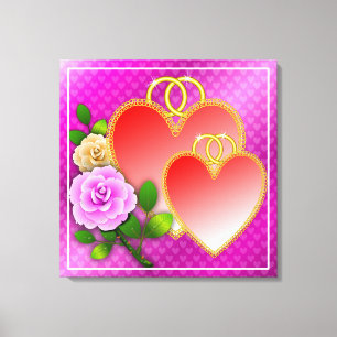 Liebe Herz Valentinstag-20362 Leinwanddruck