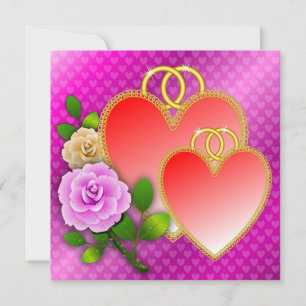 Liebe Herz Valentinstag Karte