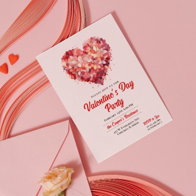 Liebe | Herz | Valentinstag - Party Einladung (Von Creator hochgeladen)