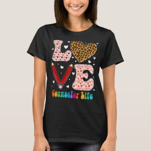 Liebe Herzberater Life Leopard Kariert T-Shirt