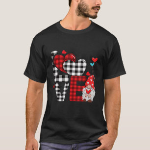 Liebe Herzchen Rosa Valentinstag für Familie T-Shirt