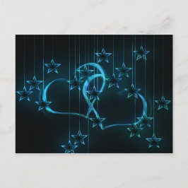 Liebe Herzdusche Geburtstagsparty Zielstars Postkarte