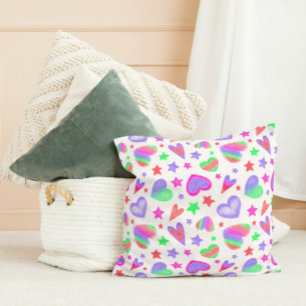 Liebe Herzlich romantisches Girly-Muster Moderne Kissen