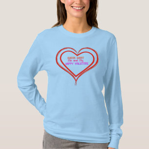 Liebe Herzlichen Glückwunsch Valentinstag T-Shirt
