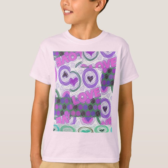 Liebe Herzliches Gefühl T-Shirt (Vorderseite)