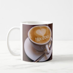 Liebe Herzpalmensprings Cappuccino Kaffeecup Tasse