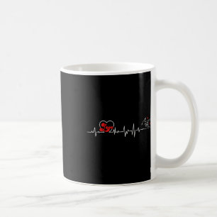 Liebe Herzschlag Hand Gebärdensprache Hörverlust A Kaffeetasse