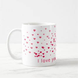 Liebe Herzt Valentine Personalisiert Custom Kaffeetasse