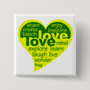 Liebe Herztaste Button