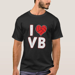 Liebe Herzvolleyball Ball Sports Coach Tee