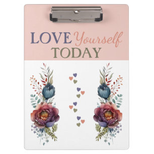 Liebe heute selbst klemmbrett