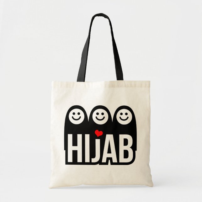 Liebe Hijab Tragetasche (Vorne)