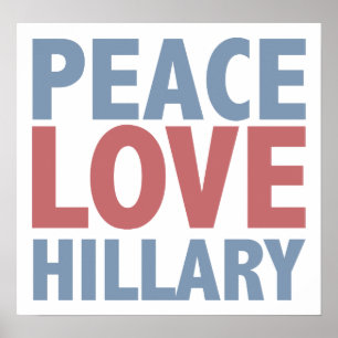 Liebe Hillary Poster