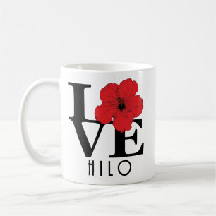 LIEBE Hilo Red Hibiskus 11oz Kaffeetasse