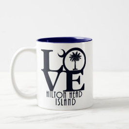 LIEBE Hilton Head Island 11oz Zweifarbige Tasse