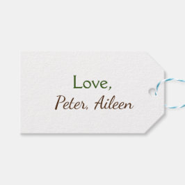 Liebe hinzufügen Namen einfache, editierbare Text  Geschenkanhänger