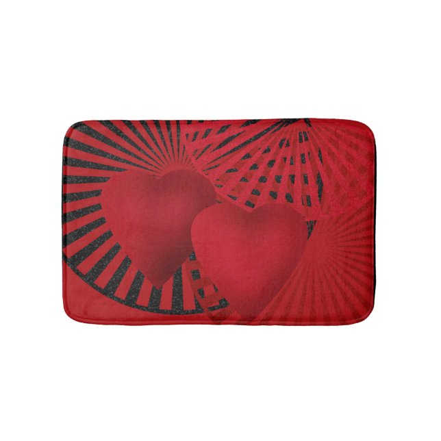 Liebe. Hochzeit Badematte (Vorderseite)