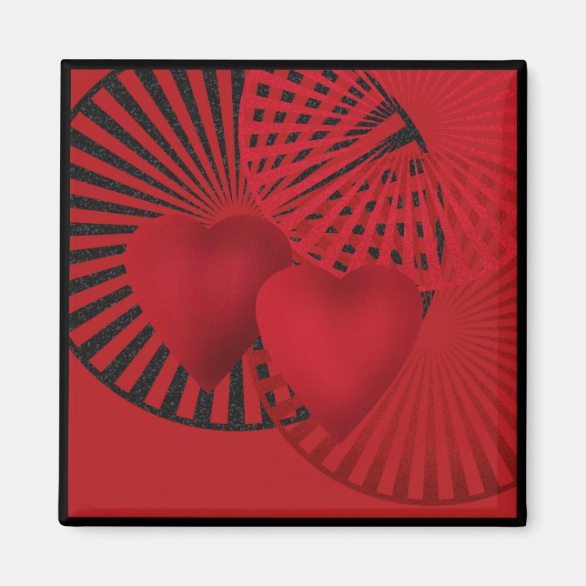 Liebe. Hochzeit Magnet (Vorne)