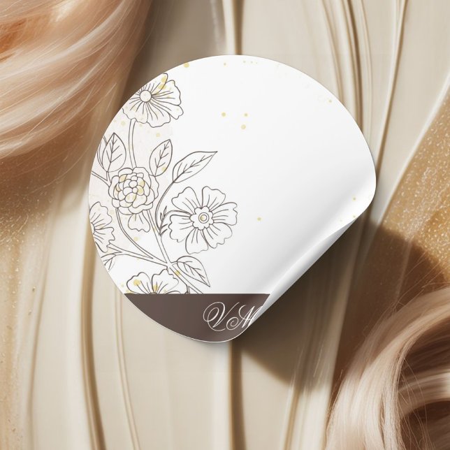 Liebe-Hochzeit Runder Aufkleber (Von Creator hochgeladen)