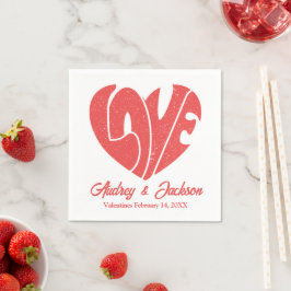 Liebe Hochzeit Serviette
