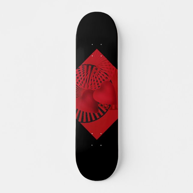 Liebe. Hochzeit Skateboard (Vorne)