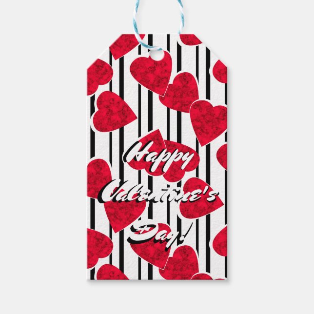 Liebe, Hochzeit, Valentinstag Geschenkanhänger (Vorderseite)