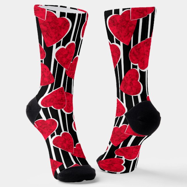 Liebe, Hochzeit, Valentinstag Socken (Gewinkelt)