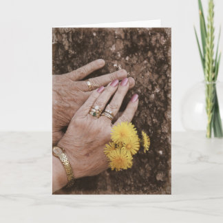 Liebe, Hochzeitstag - Blanke Grußkarte Karte