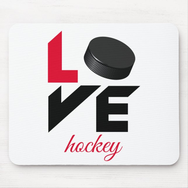 Liebe Hockey Mousepad (Vorne)